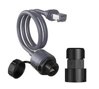 DEFIYEAR for Starlink Ethernet Adapter Gen 3 & Mini, RJ45 Coupler for Star Link Standard V3 & Mini Dishy, for Starlink Mini Cable with Waterproof Cable Extension for Indoor Outdoor Use