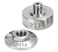 DEFIYEAR X-Lock Adapter to M14, Thread with M14 Flange Lock Nut for Diamond Core Drill, X-Lock Adapter M14 Quick Release Nut for Angle Grinder for Diamond Drill Cutting Blade