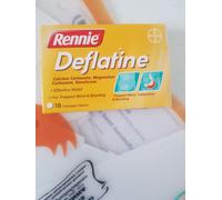 DEFLATINE TABLETS FOR RELIEF OF TRAPPED WINDS & MORE - 18 TABLETS (50+MEN)