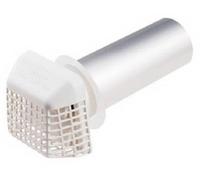 Deflect-o Gvhxw4 Supurr Guard Dryer Vent Hood, 4"