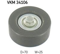 Deflection/Guide Pulley for FORD AUSTRALIA FOCUS SKF VKM 34106 NEW