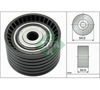 DEFLECTION/GUIDE PULLEY, TIMING BELT FOR DACIA LADA NISSAN INA 532 0774 10