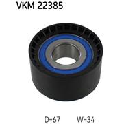 DEFLECTION/GUIDE PULLEY, TIMING BELT FOR IVECO DAILY SKF VKM 22385