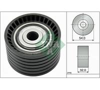 DEFLECTION/GUIDE PULLEY, TIMING BELT FOR RENAULT 19 CLIO CAMPUS INA 532 0774 10