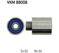 Deflection/Guide Pulley, timing belt for SUBARU IMPREZA LEGACY SKF VKM 88008