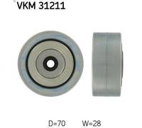 Deflection/Guide Pulley, V-ribbed bel SKF VKM 31211 for MAN TGE Van 2 2017-2024