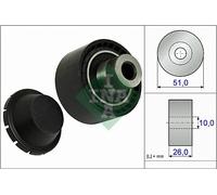DEFLECTION/GUIDE PULLEY V-RIBBED BELT FITS: PEUGEOT 206 VAN 1.4 HDI.PEUGEOT 2