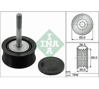DEFLECTION/GUIDE PULLEY V-RIBBED BELT FITS: PORSCHE CAYENNE 4.8 TURBO/4.8 S/4