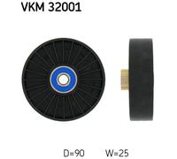DEFLECTION/GUIDE PULLEY, V-RIBBED BELT FOR ALFA ROMEO 145 146 147 SKF VKM 32001