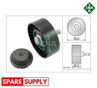 DEFLECTION/GUIDE PULLEY, V-RIBBED BELT FOR AUDI SEAT SKODA INA 532 0632 10