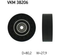 Deflection/Guide Pulley, v-ribbed belt for BMW E31 SKF VKM 38206