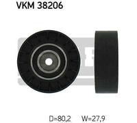 Deflection/Guide Pulley, v-ribbed belt for BMW E34 E39 E32 E38 SKF VKM 38206
