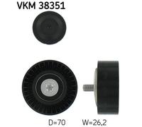 DEFLECTION/GUIDE PULLEY, V-RIBBED BELT FOR BMW E60 E61 E63 E64 SKF VKM 38351