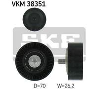 Deflection/Guide Pulley, v-ribbed belt for BMW E60 E61 E63 E64 SKF VKM 38351