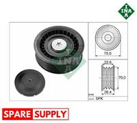DEFLECTION/GUIDE PULLEY, V-RIBBED BELT FOR BMW E85 INA 532 0344 10