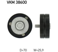 DEFLECTION/GUIDE PULLEY, V-RIBBED BELT FOR CHRYSLER GRAND VOYAGER SKF VKM 38600