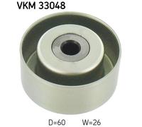 Deflection/Guide Pulley, v-ribbed belt for CITROËN BERLINGO SKF VKM 33048