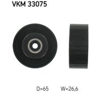 DEFLECTION/GUIDE PULLEY, V-RIBBED BELT FOR CITROËN C5 C8 XANTIA SKF VKM 33075