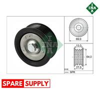 DEFLECTION/GUIDE PULLEY, V-RIBBED BELT FOR CITROËN FIAT FORD INA 532 0477 10