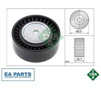 Deflection/Guide Pulley, v-ribbed belt for CITROËN FIAT OPEL INA 532 0907 10