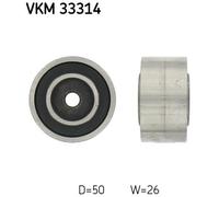 Deflection/Guide Pulley, v-ribbed belt for CITROËN JUMPER SKF VKM 33314