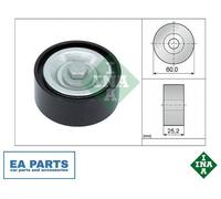 Deflection/Guide Pulley, v-ribbed belt for DACIA LADA NISSAN INA 532 0715 10