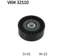 DEFLECTION/GUIDE PULLEY, V-RIBBED BELT FOR FIAT 500 500L PANDA SKF VKM 32110