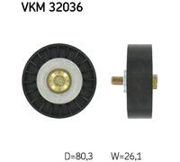 Deflection/Guide Pulley, V-ribbed belt for FIAT LANCIA:COUPE,MAREA,LYBRA