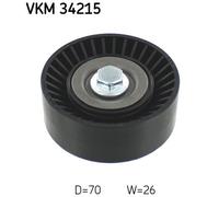 DEFLECTION/GUIDE PULLEY, V-RIBBED BELT FOR FORD C-MAX ESCAPE SKF VKM 34215