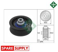 DEFLECTION/GUIDE PULLEY, V-RIBBED BELT FOR FORD INA 532 0917 10