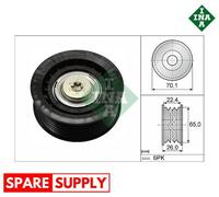 DEFLECTION/GUIDE PULLEY, V-RIBBED BELT FOR FORD JAGUAR INA 532 0471 10