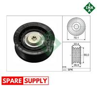 DEFLECTION/GUIDE PULLEY, V-RIBBED BELT FOR FORD MONDEO III INA 532 0471 10