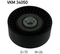 Deflection/Guide Pulley, v-ribbed belt for FORD RANGER SKF VKM 34050