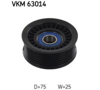 DEFLECTION/GUIDE PULLEY, V-RIBBED BELT FOR HONDA ACCORD BALLADE SKF VKM 63014