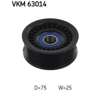 DEFLECTION/GUIDE PULLEY, V-RIBBED BELT FOR HONDA ACCORD BALLADE SKF VKM 63014