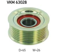 DEFLECTION/GUIDE PULLEY, V-RIBBED BELT FOR HONDA ACCORD CIVIC IX SKF VKM 63028