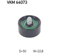 DEFLECTION/GUIDE PULLEY, V-RIBBED BELT FOR HYUNDAI ACCENT SKF VKM 64073