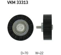DEFLECTION/GUIDE PULLEY, V-RIBBED BELT FOR IVECO DAILY SKF VKM 33313
