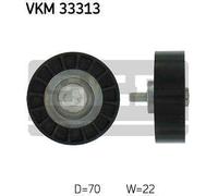 Deflection/Guide Pulley, v-ribbed belt for IVECO DAILY SKF VKM 33313