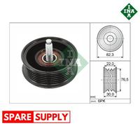 DEFLECTION/GUIDE PULLEY, V-RIBBED BELT FOR JAGUAR E-PACE F-PACE INA 532 0922 10