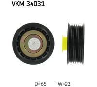 DEFLECTION/GUIDE PULLEY, V-RIBBED BELT FOR JAGUAR X-TYPE SKF VKM 34031