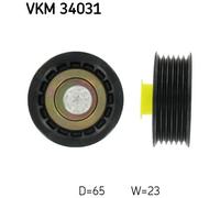 DEFLECTION/GUIDE PULLEY, V-RIBBED BELT FOR JAGUAR X-TYPE SKF VKM 34031