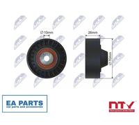 Deflection/Guide Pulley, V-ribbed belt for KIA AMANTI SORENTO NTY RNK-HY-514