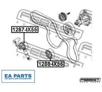 Deflection/Guide Pulley, v-ribbed belt for KIA BORREGO FEBEST 1288-IX55