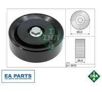 Deflection/Guide Pulley, V-ribbed belt for KIA CARENS CEED INA 532 0959 10