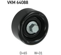 Deflection/Guide Pulley, V-ribbed belt for KIA CEED PRO CEED SKF VKM 64088