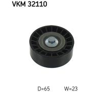 Deflection/Guide Pulley, v-ribbed belt for LANCIA YPSILON SKF VKM 32110