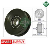 DEFLECTION/GUIDE PULLEY, V-RIBBED BELT FOR LAND ROVER INA 532 0730 10