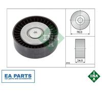 Deflection/Guide Pulley, v-ribbed belt for LAND ROVER VOLVO INA 532 0558 10