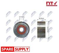 DEFLECTION/GUIDE PULLEY, V-RIBBED BELT FOR MAZDA 3 5 6 CX-7 NTY RNK-MZ-012